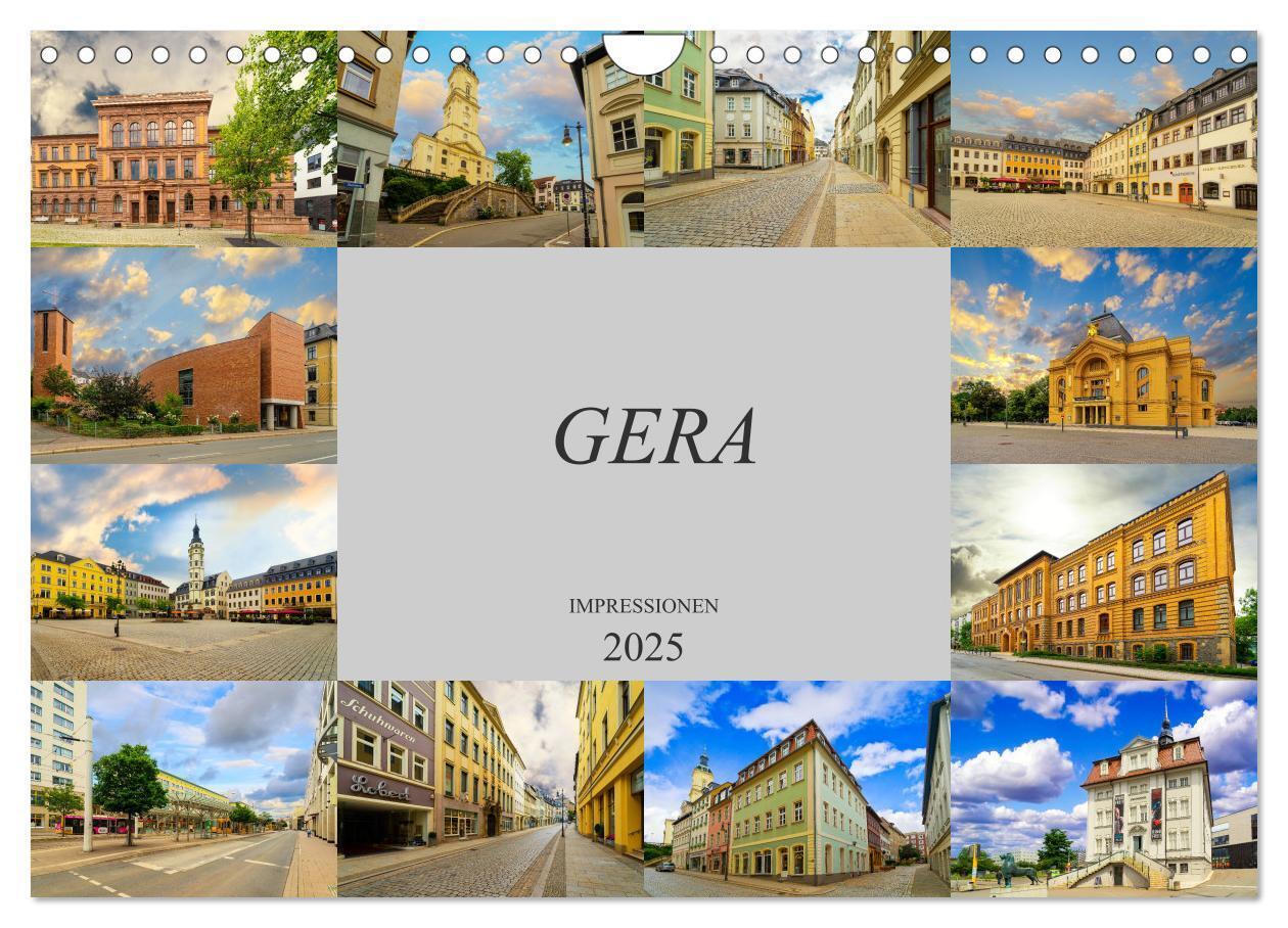 Cover: 9783435313402 | Gera Impressionen (Wandkalender 2025 DIN A4 quer), CALVENDO...