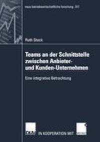 Cover: 9783824491186 | Teams an der Schnittstelle zwischen Anbieter- und Kunden-Unternehmen