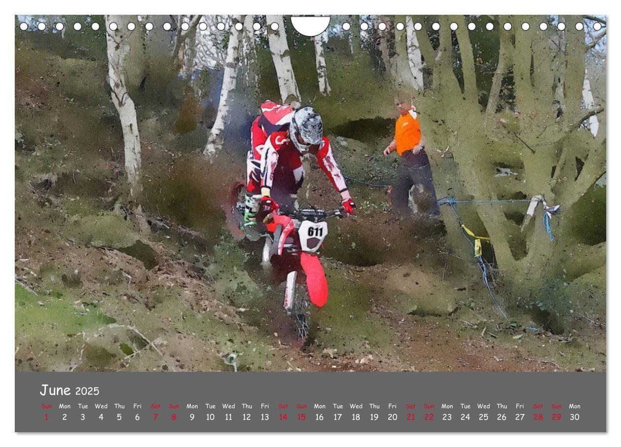 Bild: 9781325956531 | Enduro Racing (Wall Calendar 2025 DIN A4 landscape), CALVENDO 12...