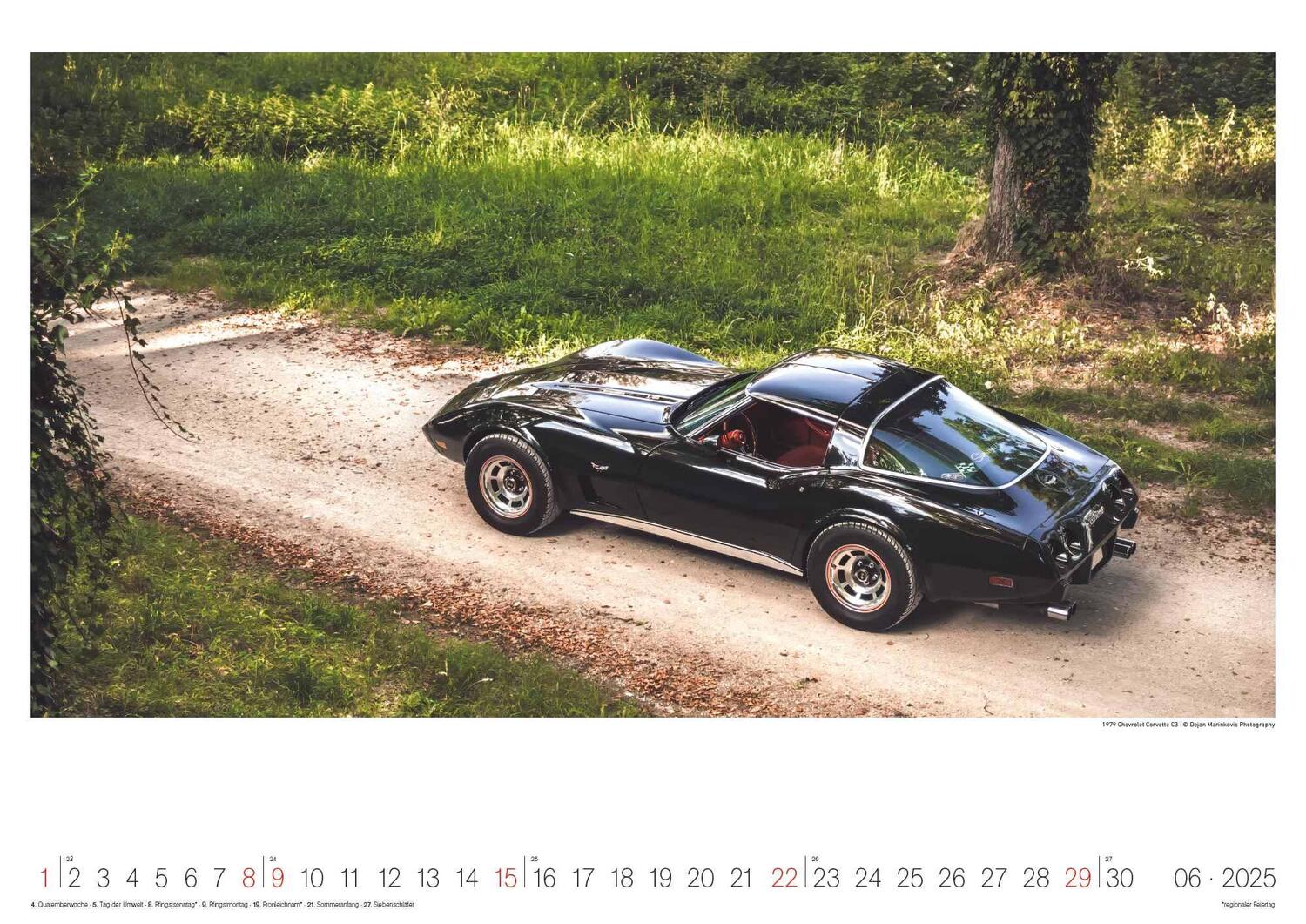 Bild: 4002725994257 | Legendary Classic &amp; Muscle Cars 2025 - Wand-Kalender -...