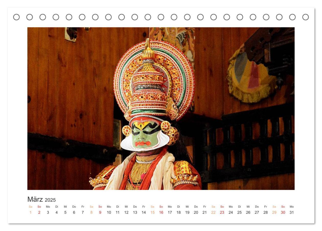 Bild: 9783435732524 | Kerala - Im Süden Indiens (Tischkalender 2025 DIN A5 quer),...