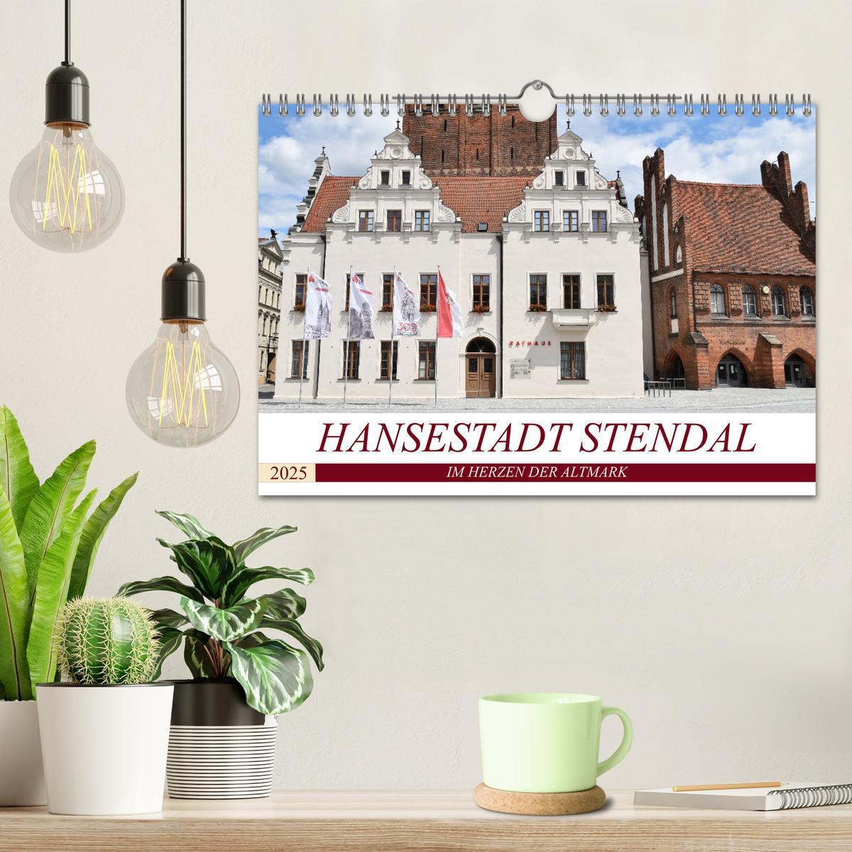 Bild: 9783435348244 | Hansestadt Stendal (Wandkalender 2025 DIN A4 quer), CALVENDO...