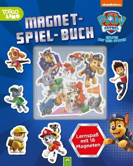 Cover: 9783849916817 | PAW Patrol Magnet-Spiel-Buch | Schwager &amp; Steinlein Verlag | Buch