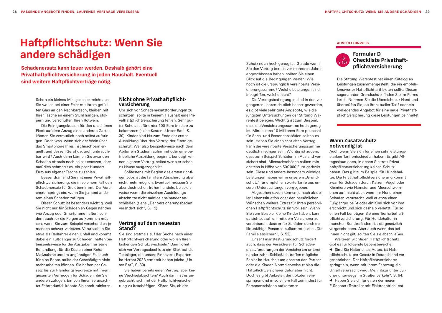 Bild: 9783747107447 | Das Versicherungs-Set | Stiftung Warentest | Taschenbuch | 144 S.