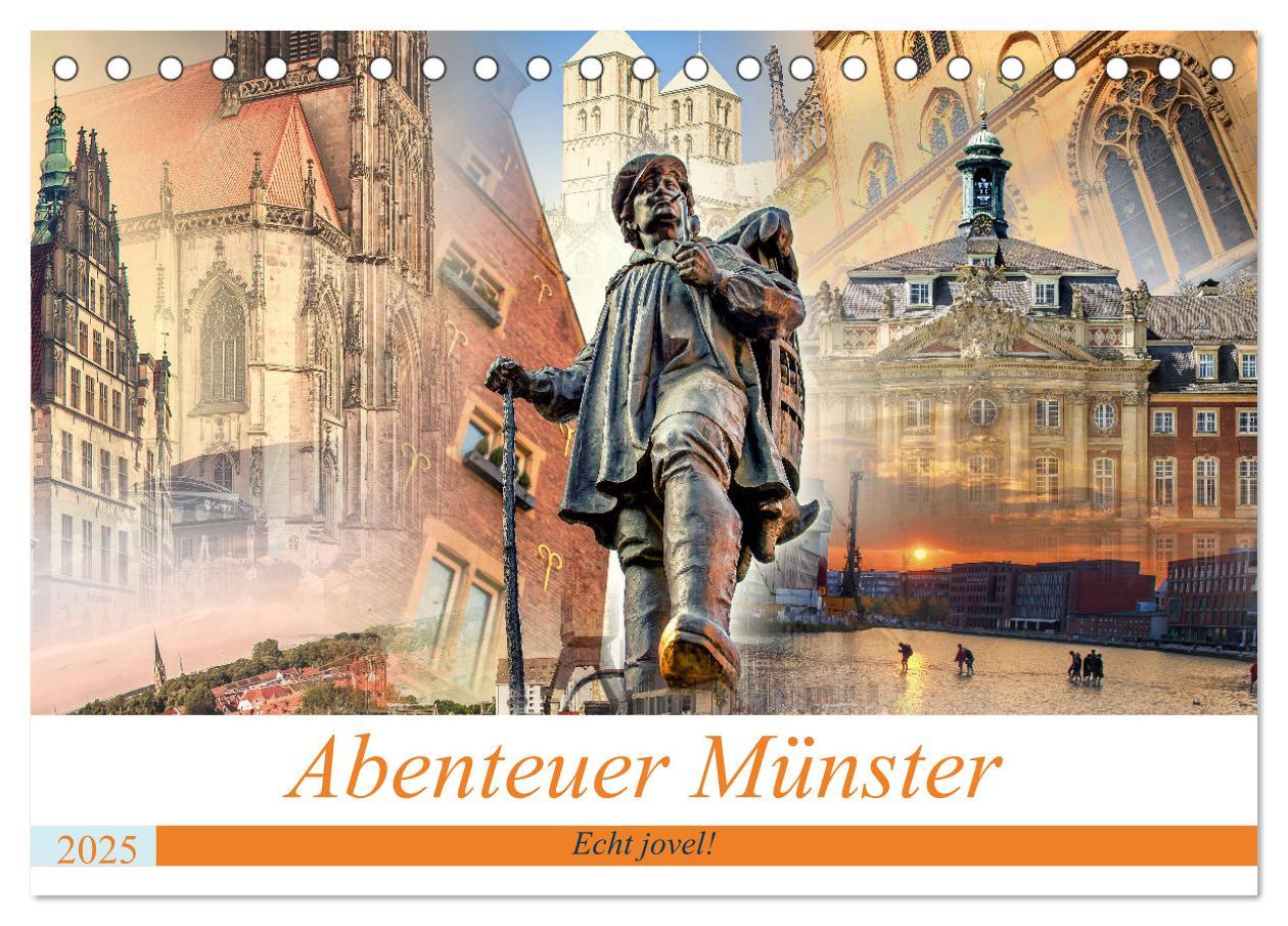 Cover: 9783435047390 | Abenteuer Münster - Echt jovel! (Tischkalender 2025 DIN A5 quer),...