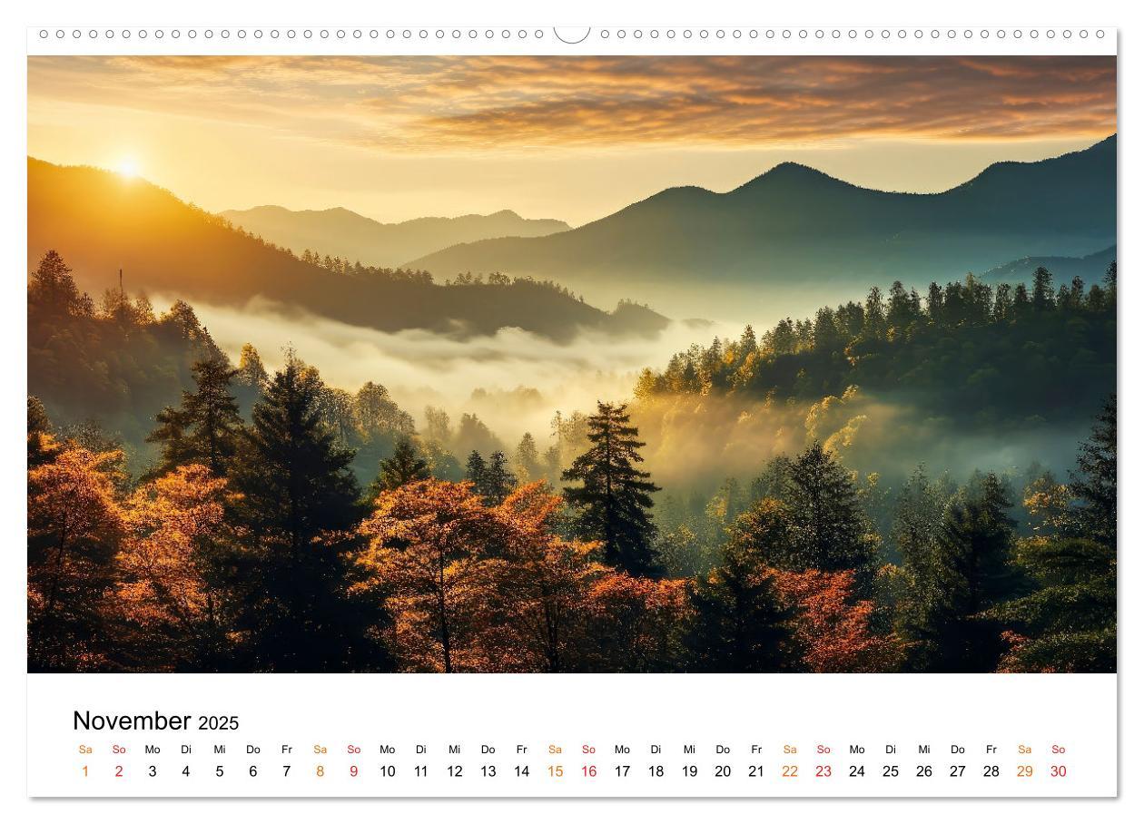 Bild: 9783457129593 | Natur im Jahr (Wandkalender 2025 DIN A2 quer), CALVENDO Monatskalender