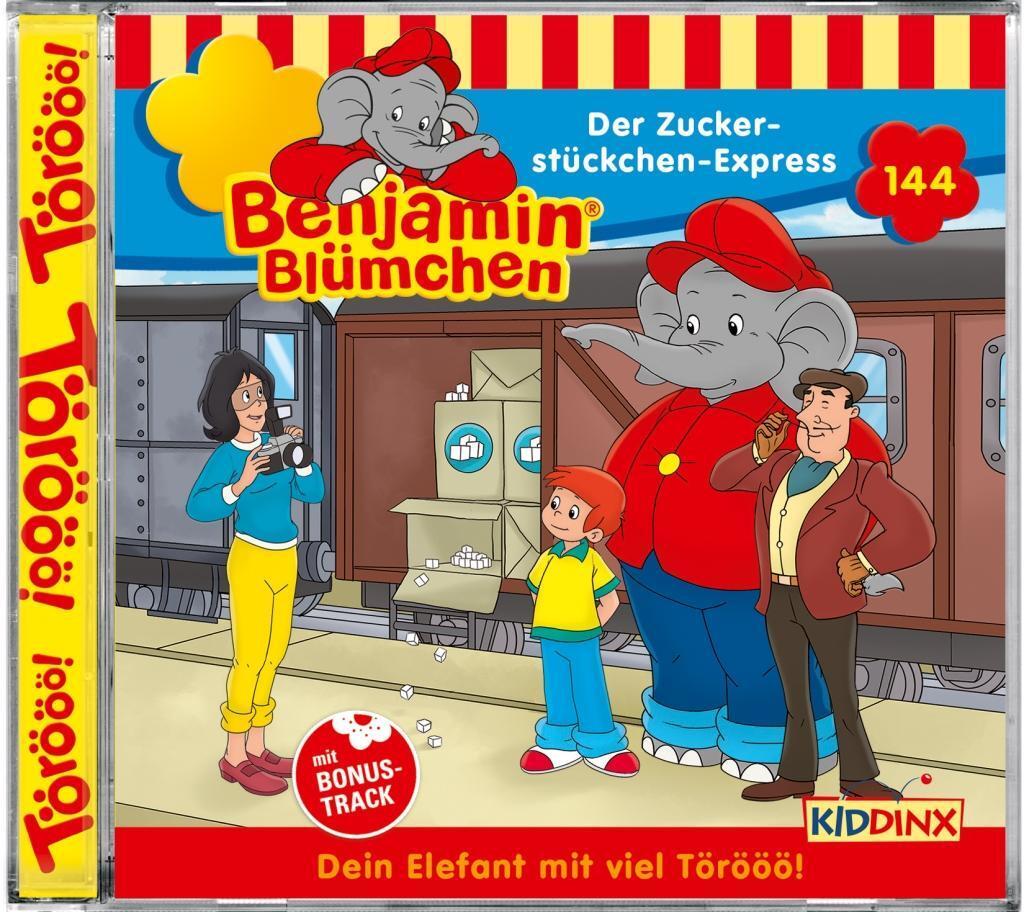 Cover: 4001504255442 | Folge 144: Der Zuckerstückchen-Express | Benjamin Blümchen | Audio-CD