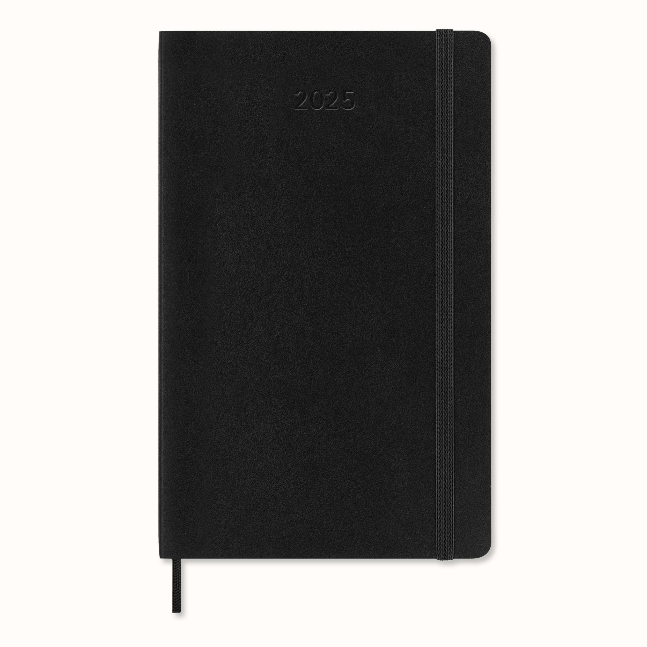 Cover: 8056999270490 | Moleskine Monats-Notizkalender L/A5 Schwarz 2025 | Kalender | 128 S.