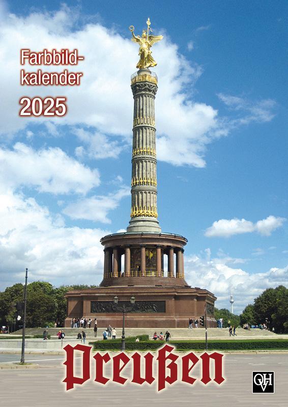 Cover: 9783890938110 | Preußen 2025 | Farbbildkalender | Orion-Heimreiter-Verlag | Kalender