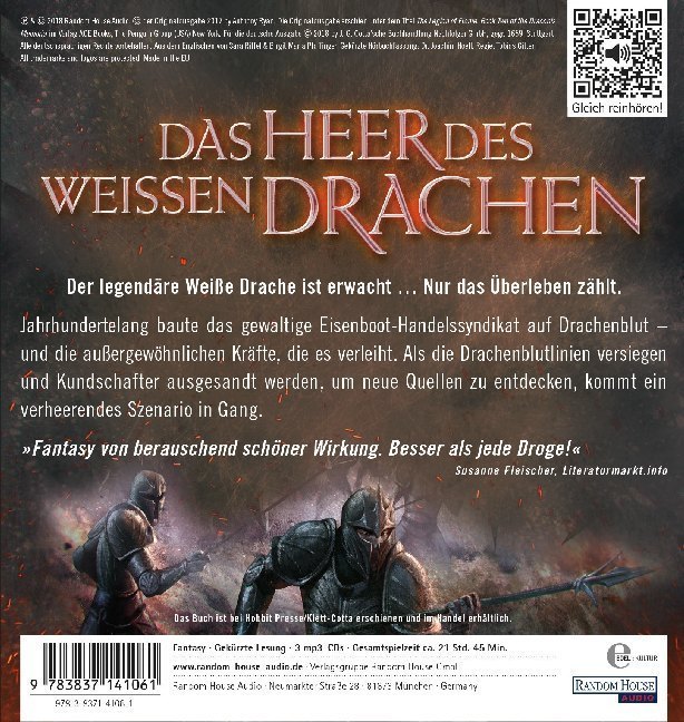 Bild: 9783837141061 | Das Heer des Weißen Drachen, 3 Audio-CD, 3 MP3 | Draconis Memoria 2