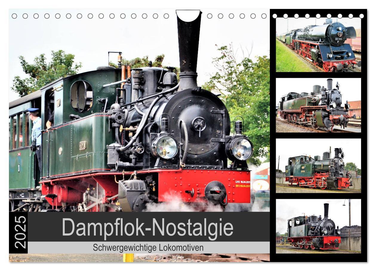 Cover: 9783435440054 | Dampflok-Nostalgie - 2025 schwergewichtige Lokomotiven...