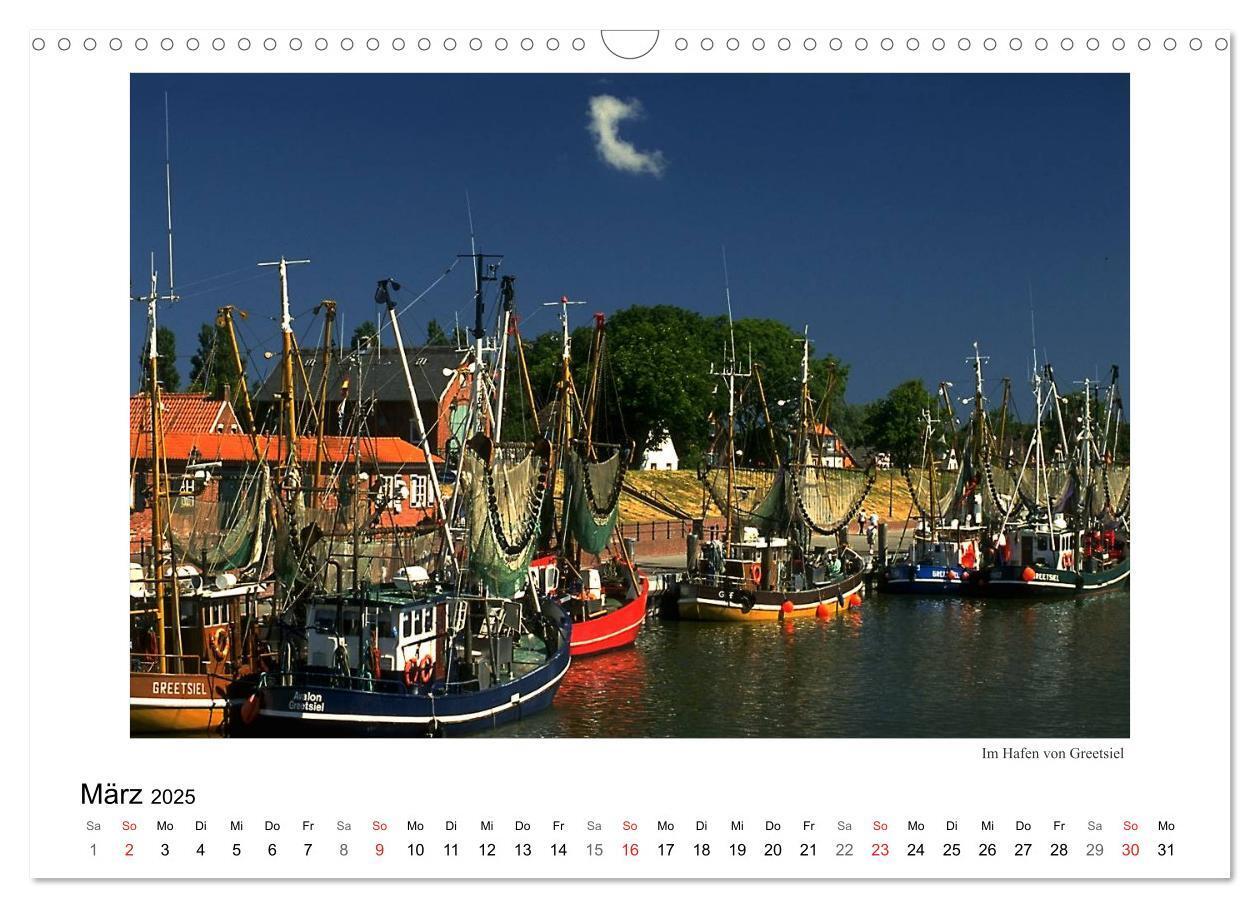 Bild: 9783435832392 | Krabbenkutter in Ostfriesland (Wandkalender 2025 DIN A3 quer),...