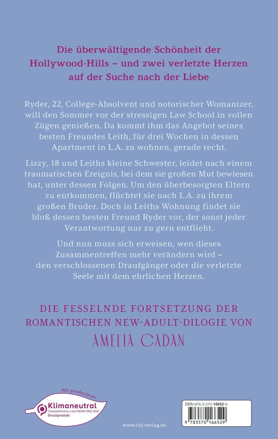 Bild: 9783570166529 | Blush | Die Fortsetzung der romantischen New-Adult-Dilogie | Cadan