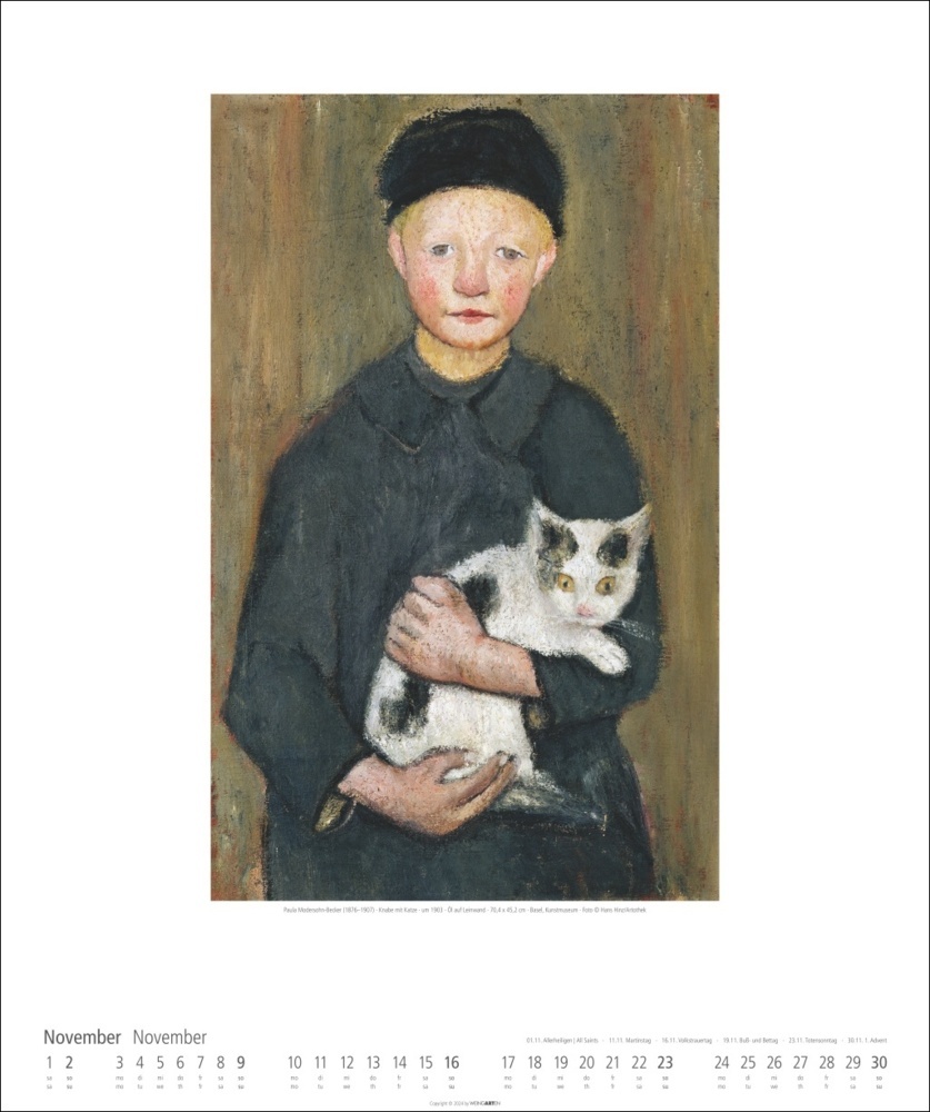 Bild: 9783839901403 | Paula Modersohn-Becker Kalender 2025 | Paula Modersohn-Becker | 14 S.