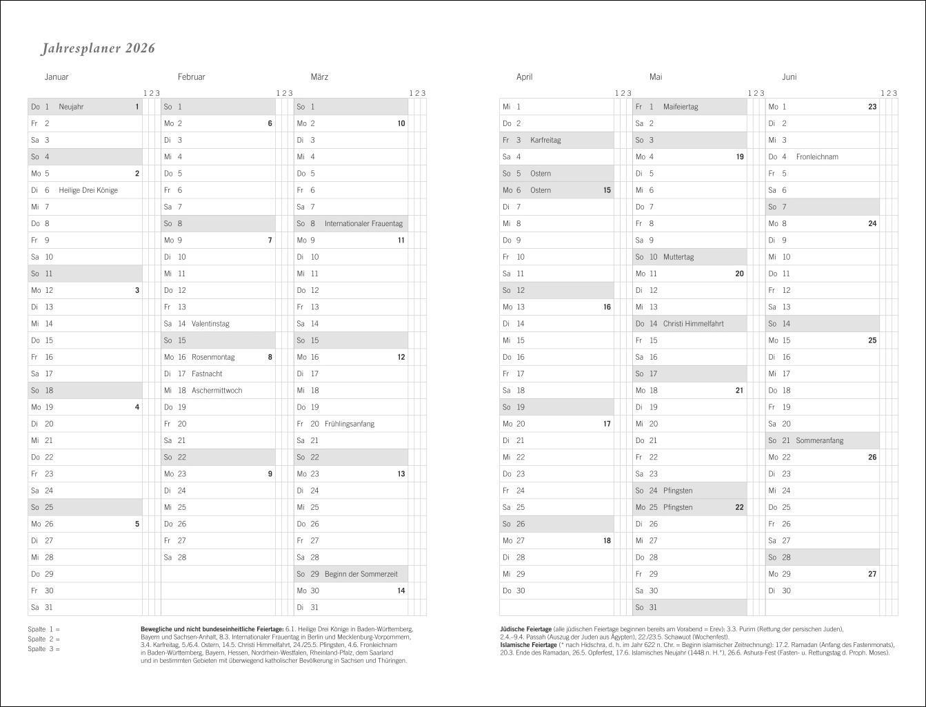 Bild: 9783756407989 | Diario Wochen-Kalenderbuch A6, schwarz 2025 | Buch | Bürokalender Heye