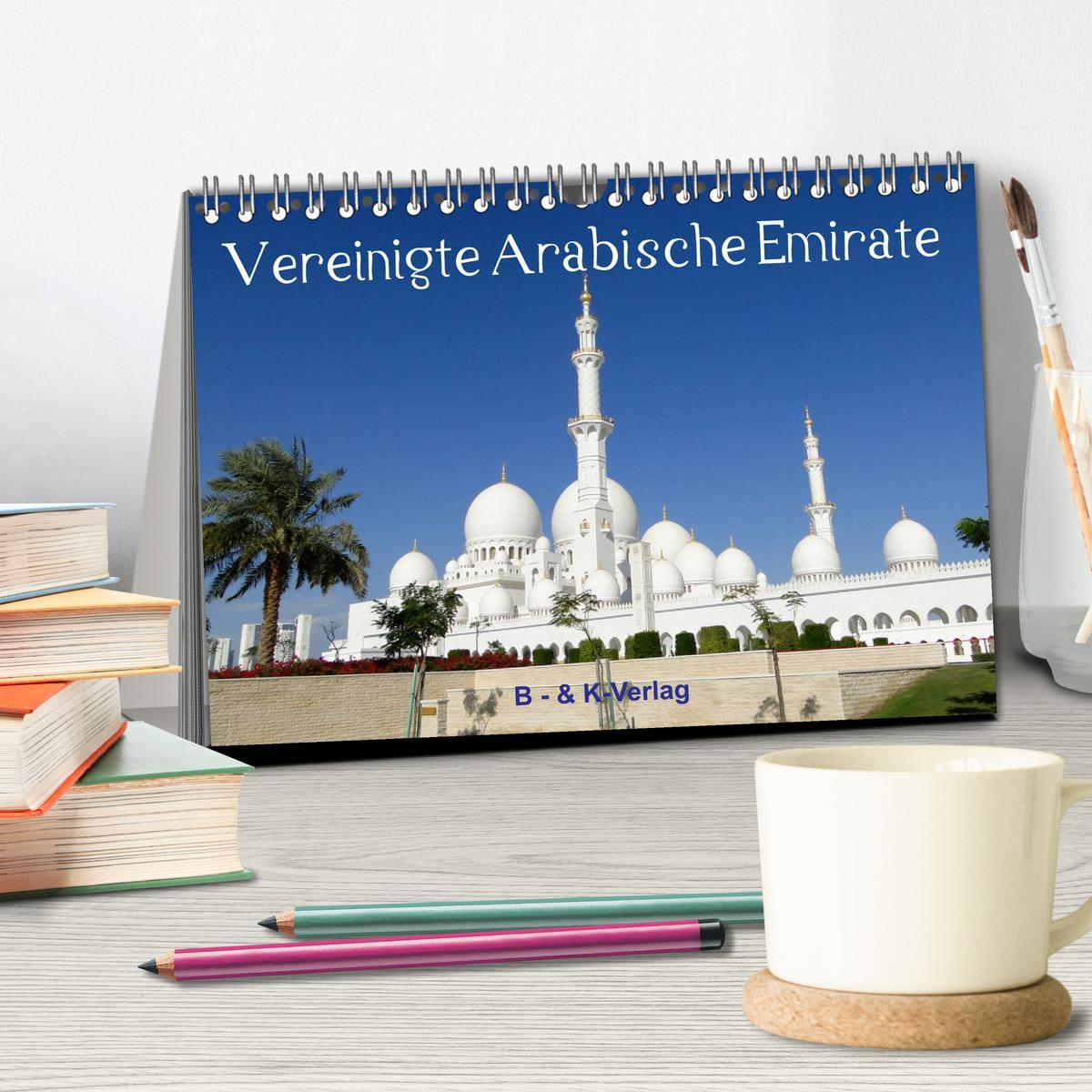 Bild: 9783435708314 | Vereinigte Arabische Emirate (Tischkalender 2025 DIN A5 quer),...