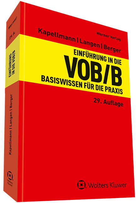 Cover: 9783804153950 | Einführung in die VOB / B | Basiswissen für die Praxis | Buch | 2023