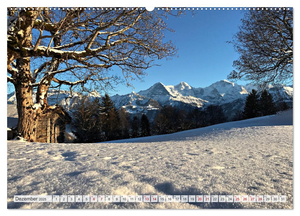 Bild: 9783435350032 | Bergblicke der Schweiz (Wandkalender 2025 DIN A2 quer), CALVENDO...