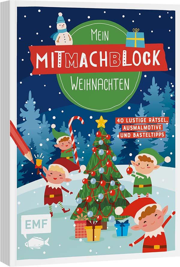 Cover: 9783745913378 | Mein Mitmachblock Weihnachten | Taschenbuch | 80 S. | Deutsch | 2022