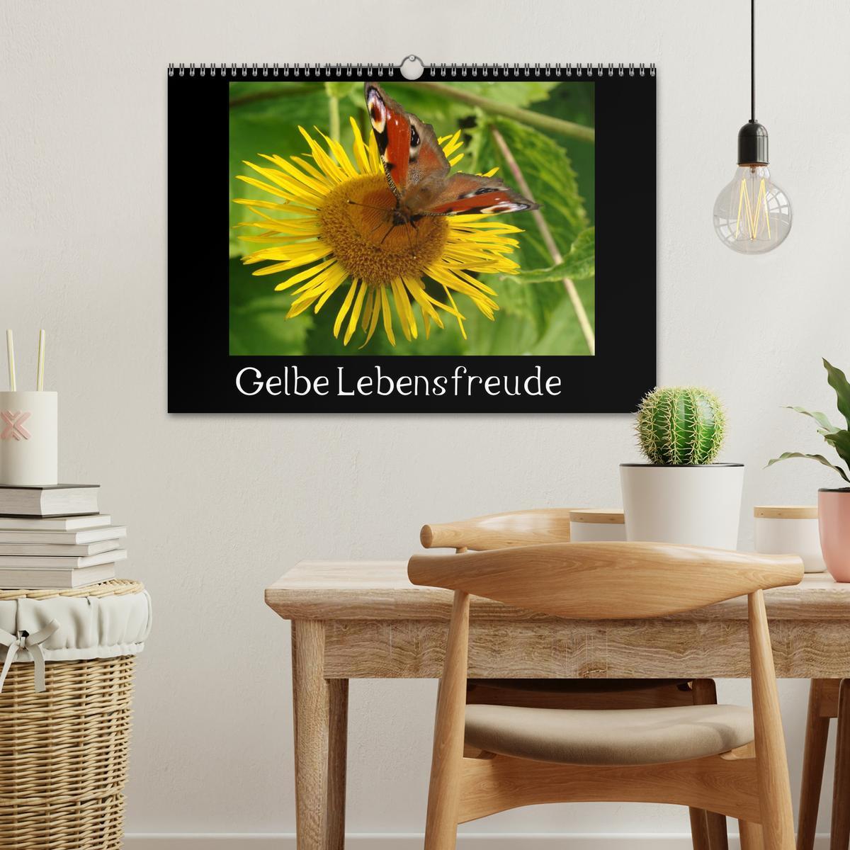 Bild: 9783435789771 | Gelbe Lebensfreude (Wandkalender 2025 DIN A3 quer), CALVENDO...