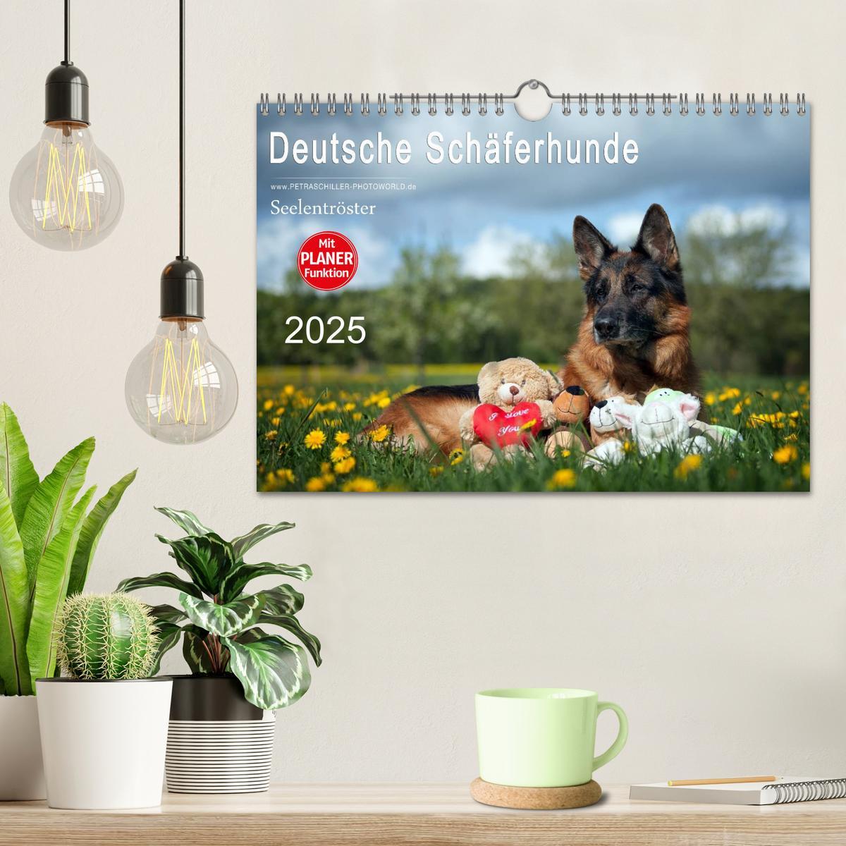 Bild: 9783435474035 | Deutsche Schäferhunde Seelentröster (Wandkalender 2025 DIN A4...