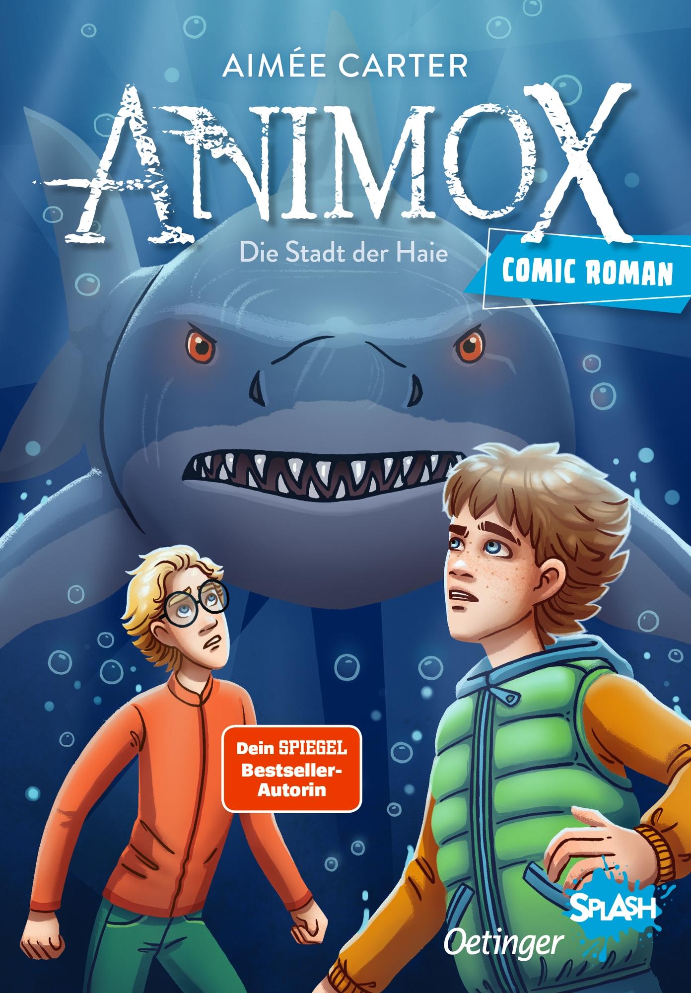 Cover: 9783751206501 | Animox als Comic-Roman 3. Die Stadt der Haie | Aimée Carter | Buch