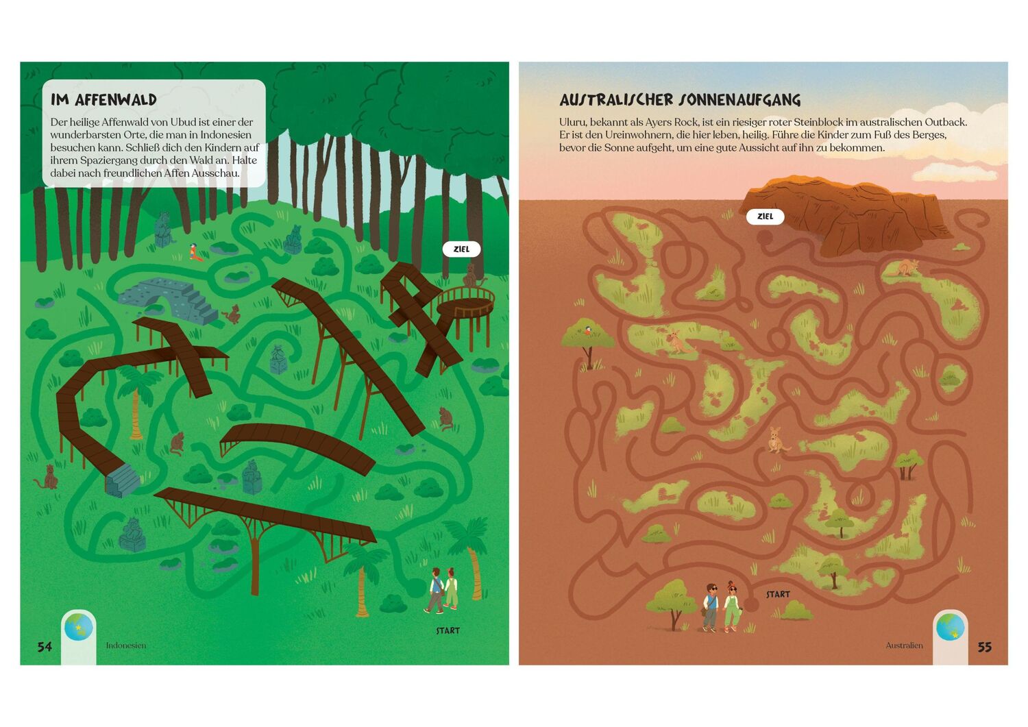 Bild: 9783809446286 | Weltreise in 80 Labyrinthen. Das Rätselbuch Für Kinder ab 7 Jahren