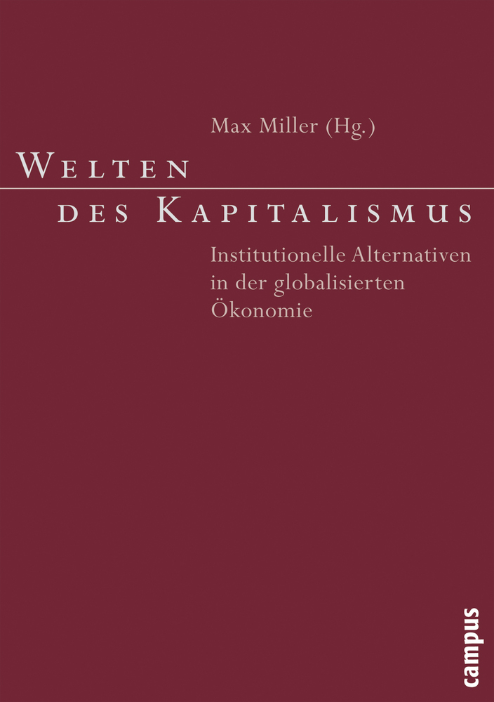 Cover: 9783593375977 | Welten des Kapitalismus | Max Miller | Taschenbuch | 388 S. | Deutsch