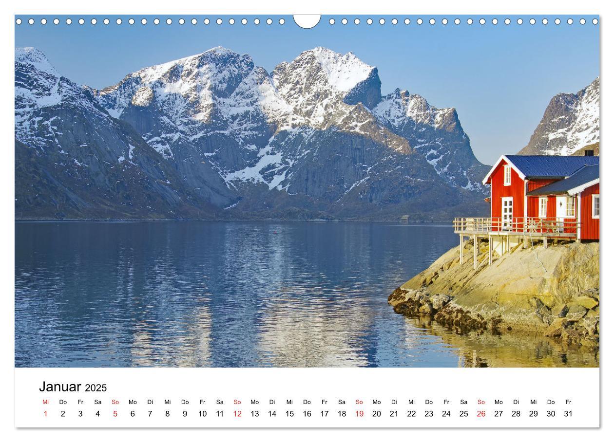 Bild: 9783435656257 | Norwegen 2025 - vom Fjord zum Fjell (Wandkalender 2025 DIN A3...