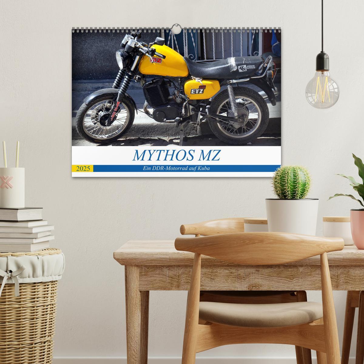 Bild: 9783435609451 | Mythos MZ - Ein DDR-Motorrad auf Kuba (Wandkalender 2025 DIN A3...