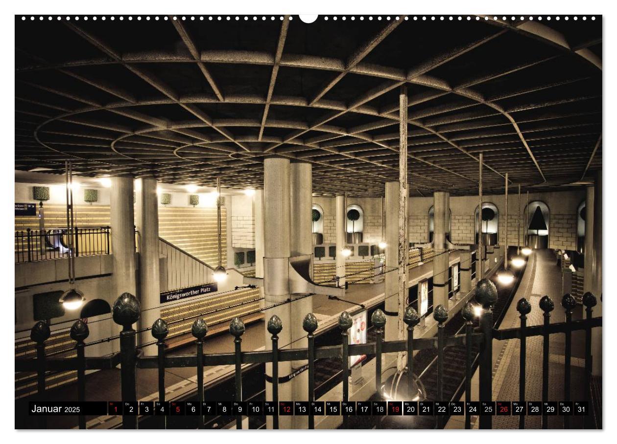 Bild: 9783435736669 | U-Bahn-Stationen Hannover (Wandkalender 2025 DIN A2 quer), CALVENDO...