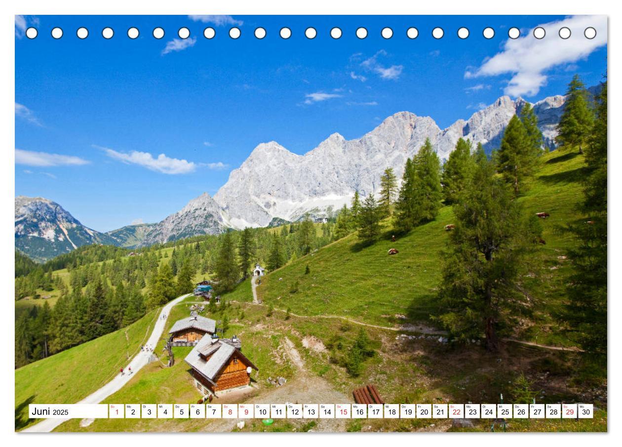 Bild: 9783435164608 | Ramsau am Dachstein (Tischkalender 2025 DIN A5 quer), CALVENDO...