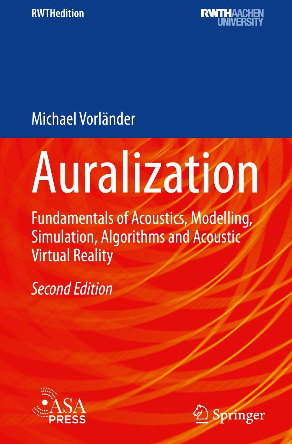 Cover: 9783030512019 | Auralization | Michael Vorländer | Buch | RWTHedition | xviii | 2020