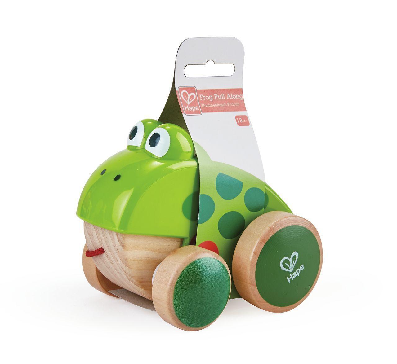 Cover: 6943478025066 | Hape Nachziehfrosch Fridolin | In Kartonage mit Plastiksichtfenster