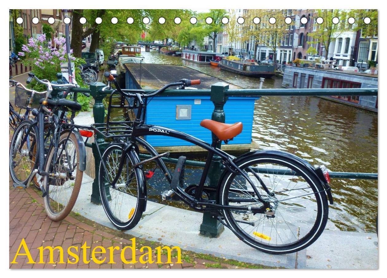 Cover: 9783435805075 | Amsterdam (Tischkalender 2025 DIN A5 quer), CALVENDO Monatskalender