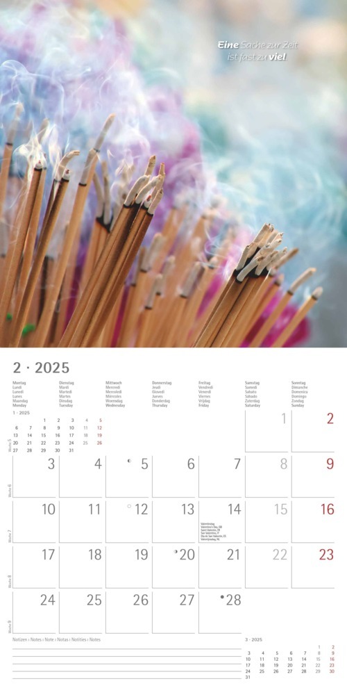 Bild: 4251732340858 | Alpha Edition - Zen 2025 Broschürenkalender, 30x30cm, Wandkalender...