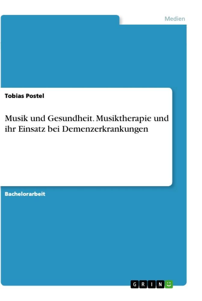 Cover: 9783346409478 | Musik und Gesundheit. Musiktherapie und ihr Einsatz bei...