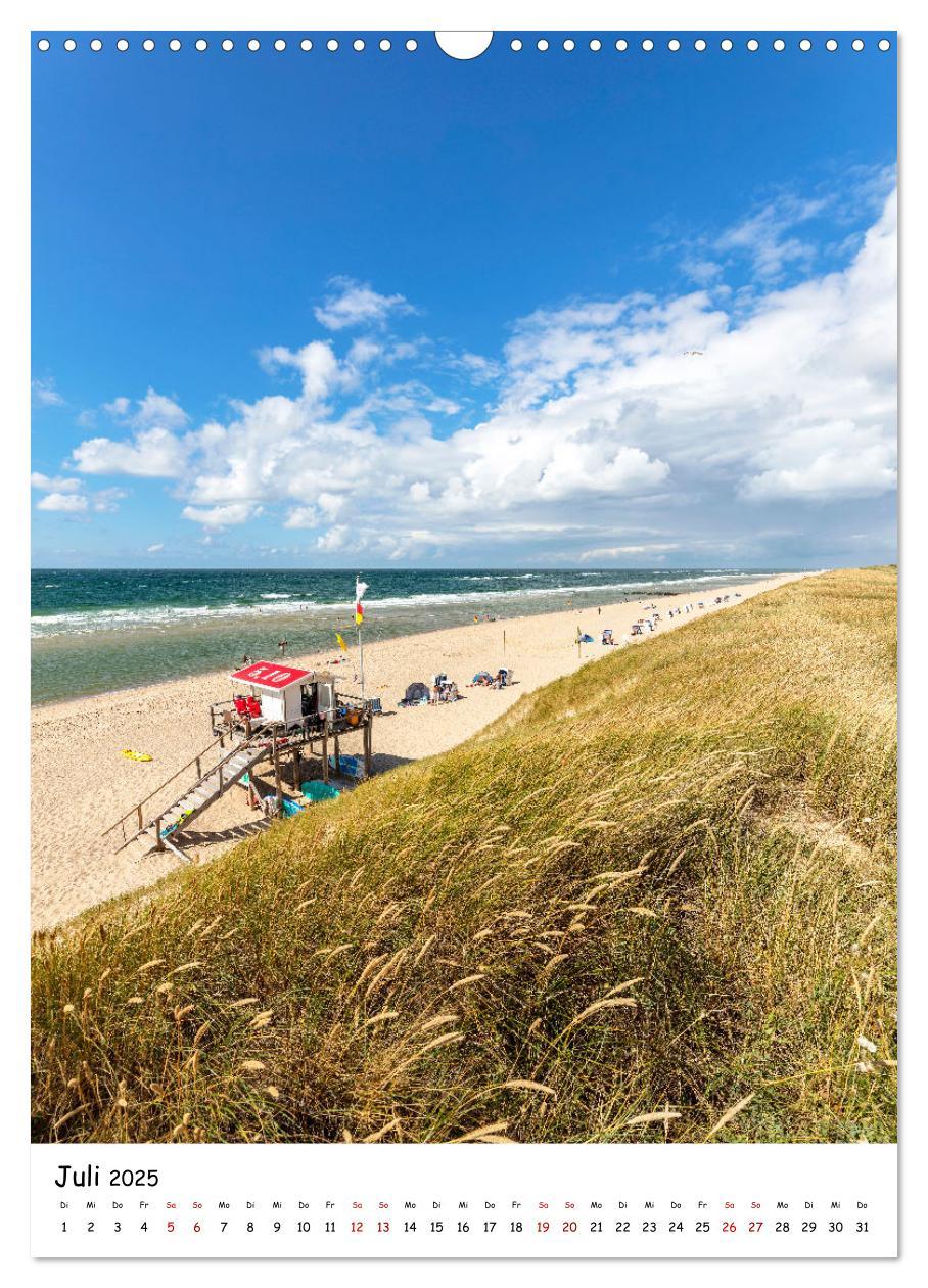 Bild: 9783435895311 | Bezauberndes Sylt (Wandkalender 2025 DIN A3 hoch), CALVENDO...