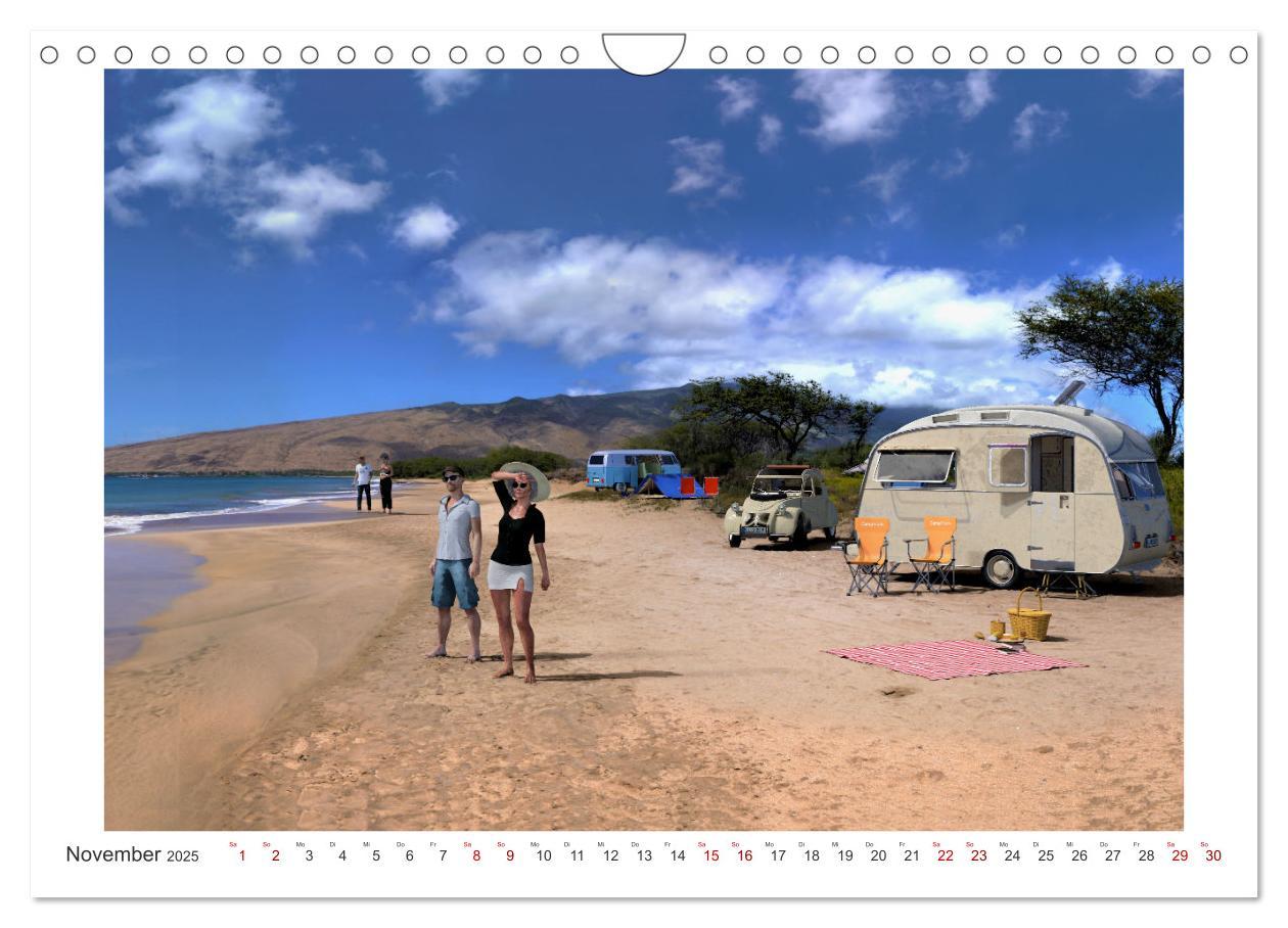 Bild: 9783435070114 | Vintage Caravaning (Wandkalender 2025 DIN A4 quer), CALVENDO...