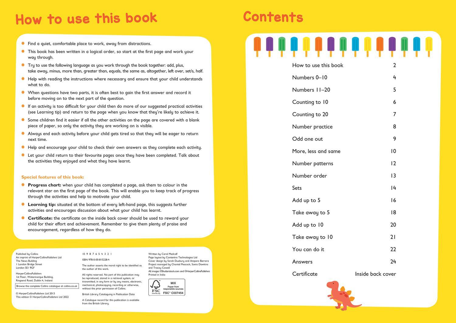 Bild: 9780008152284 | Counting Workbook: Ages 3-5 | Collins Uk | Taschenbuch | Englisch