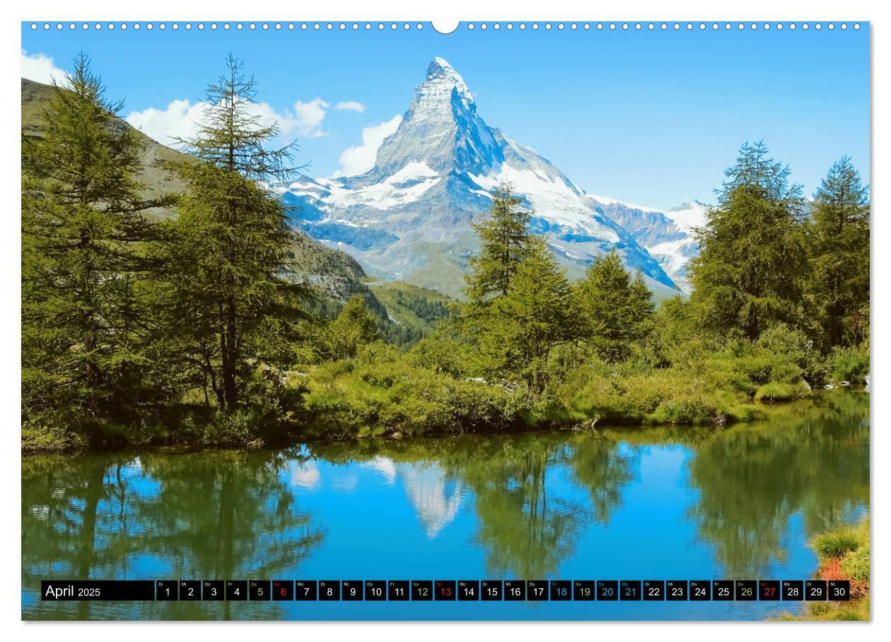 Bild: 9783435211128 | Und ewig lockt das Matterhorn (hochwertiger Premium Wandkalender...