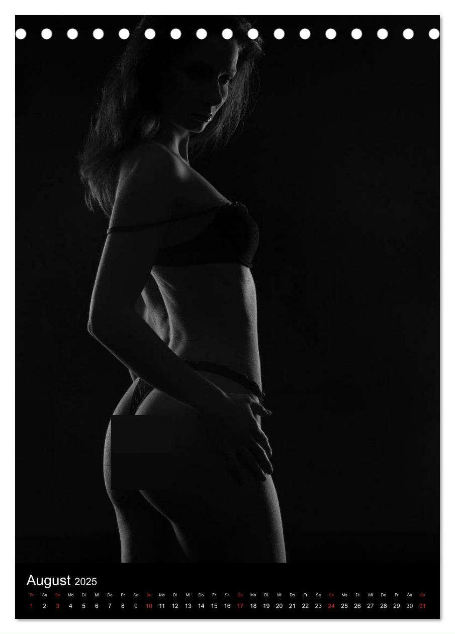 Bild: 9783457079911 | Erotische Silhouetten / CH-Version (Tischkalender 2025 DIN A5...