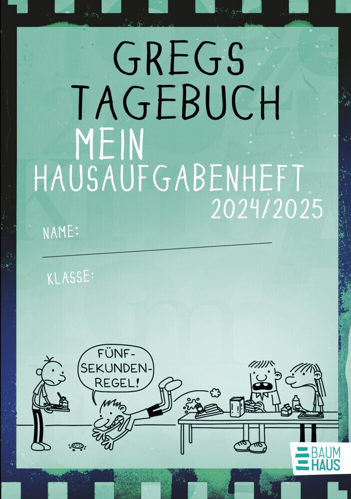 Cover: 9783833908811 | Gregs Tagebuch - Mein Hausaufgabenheft 2024/2025 | Jeff Kinney | 2025