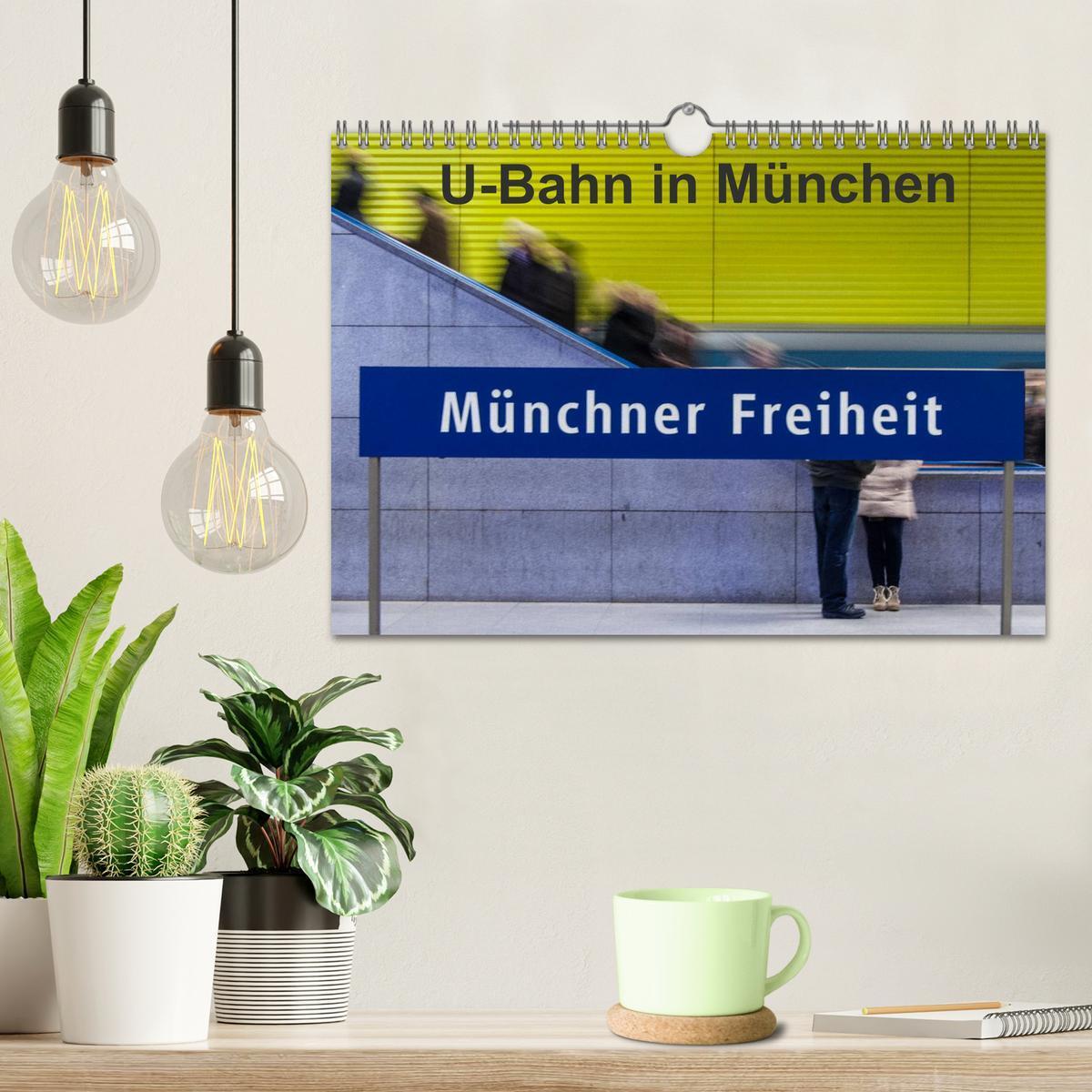 Bild: 9783435669981 | U-Bahn in München (Wandkalender 2025 DIN A4 quer), CALVENDO...