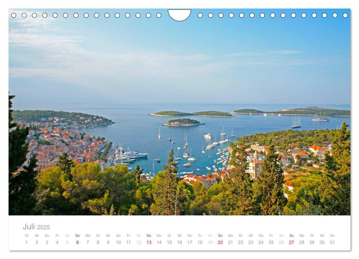 Bild: 9783435737468 | Kroatische Adriaküste (Wandkalender 2025 DIN A4 quer), CALVENDO...