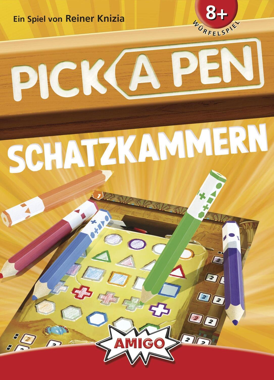 Cover: 4007396024128 | Pick a Pen: Schatzkammern | AMIGO - Familienspiel | Freizeit | Spiel