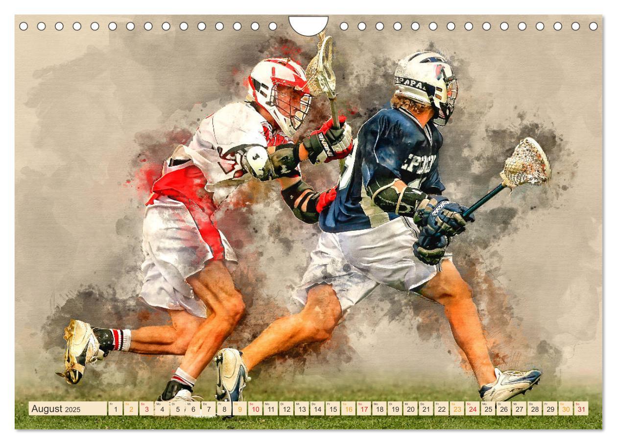 Bild: 9783435402205 | Ich liebe Lacrosse (Wandkalender 2025 DIN A4 quer), CALVENDO...