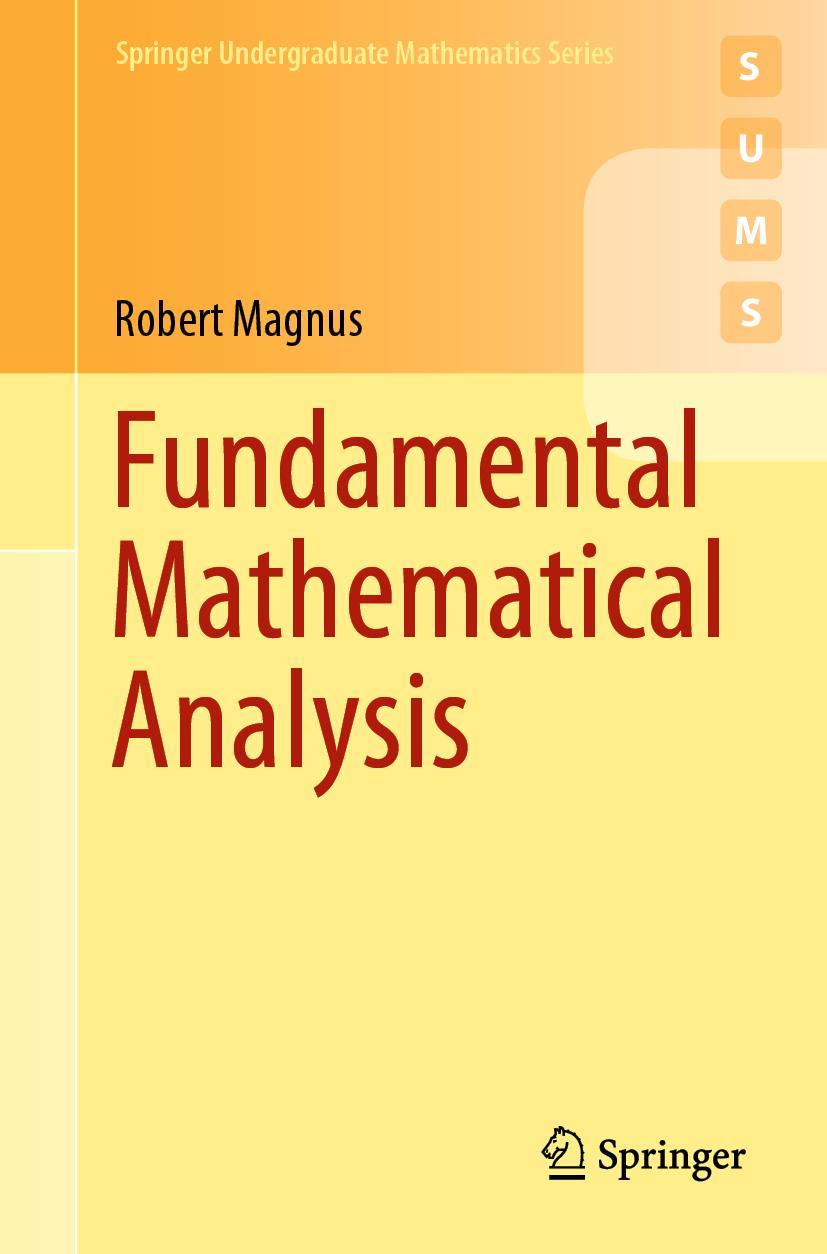 Cover: 9783030463205 | Fundamental Mathematical Analysis | Robert Magnus | Taschenbuch | xx