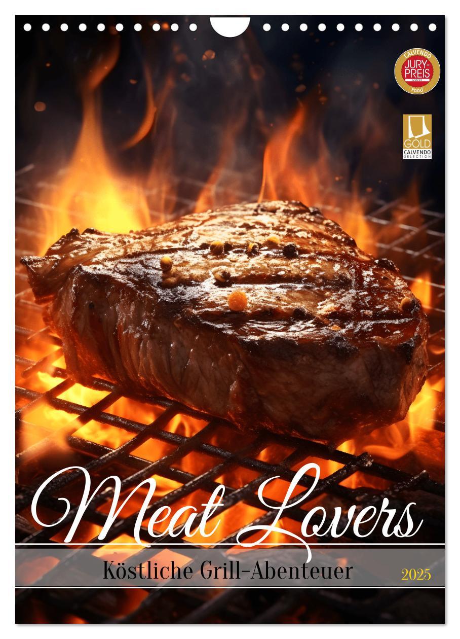 Cover: 9783457147610 | Meat Lovers - Köstliche Grill Abenteuer (Wandkalender 2025 DIN A4...