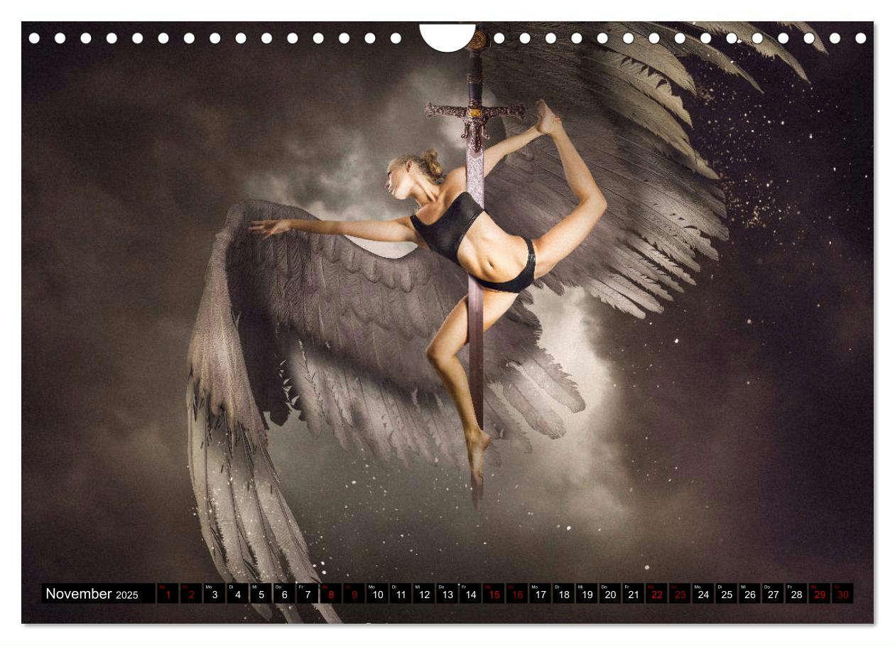 Bild: 9783435387038 | Pole Dance Engel (Wandkalender 2025 DIN A4 quer), CALVENDO...